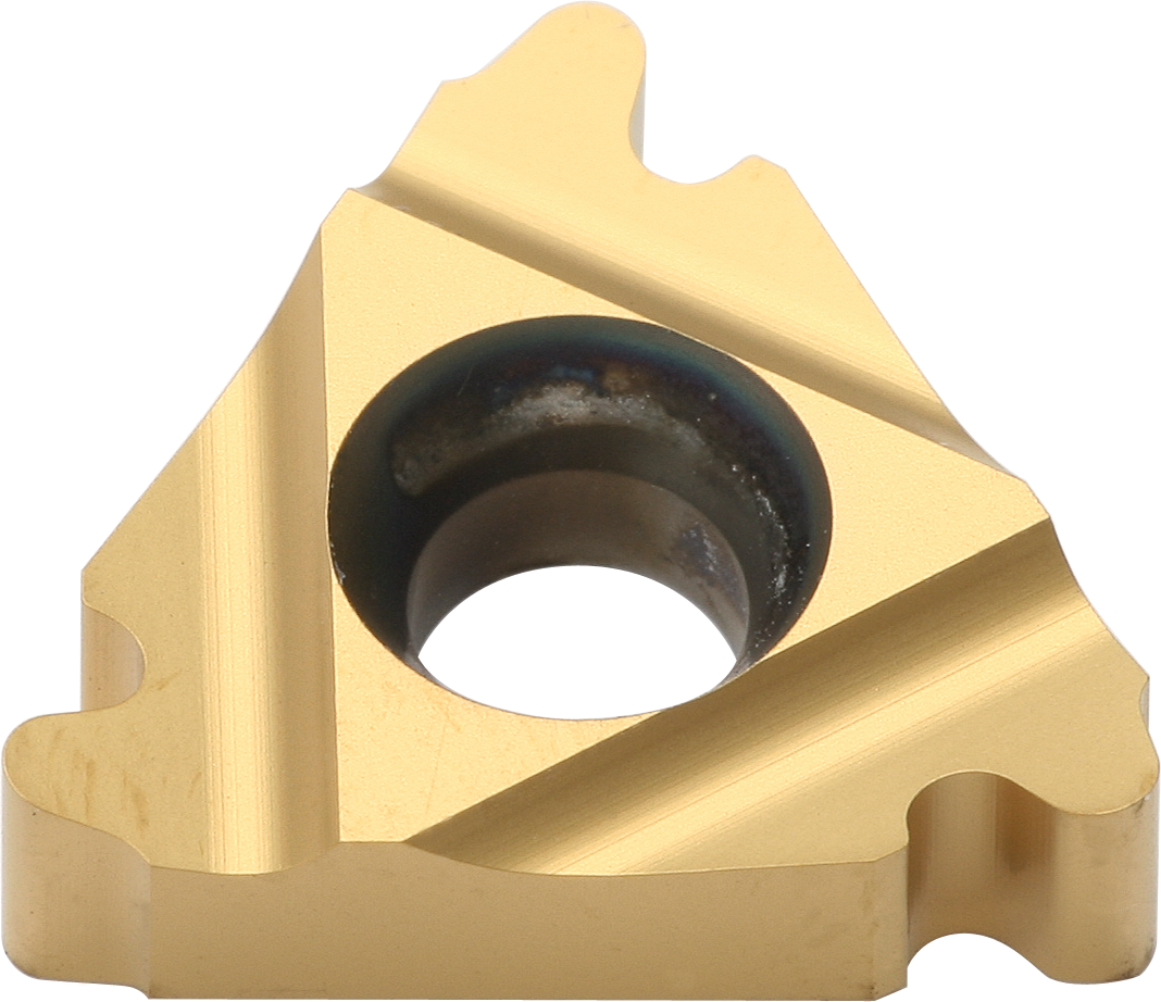 Gewindedrehplatte Rund 30° Vollprofil TiN 16 ER 10 RD DSB35