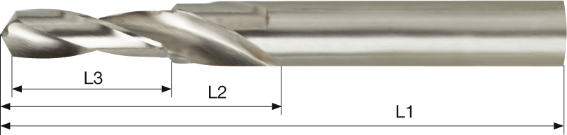 Kurzstufenbohrer 90° Gewindekernloch HSS Typ N D6,6/5mm M6