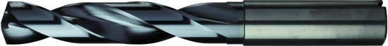 Hochleistungsbohrer VHM TiAlN 3xD IK Typ VA 140° DIN6537K DIN6535-HA D9,6mm