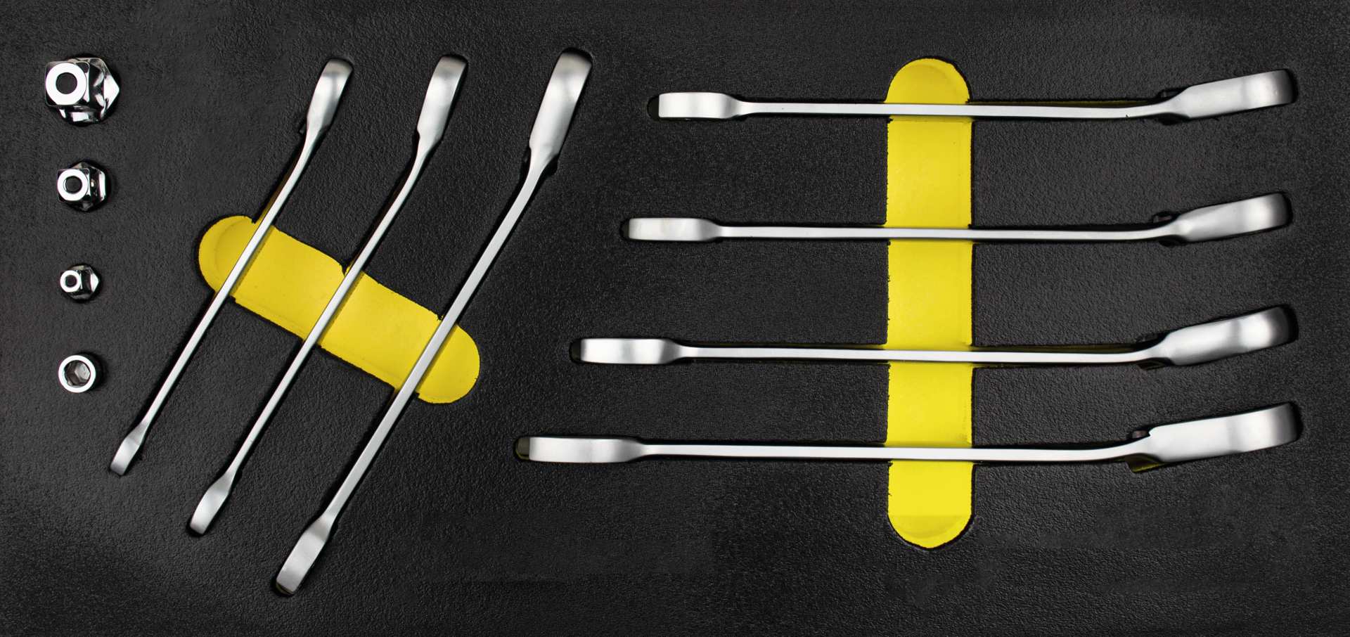 Ringmaulschlüssel Ratsche Satz 11-tlg. 1/3 Systemeinlage