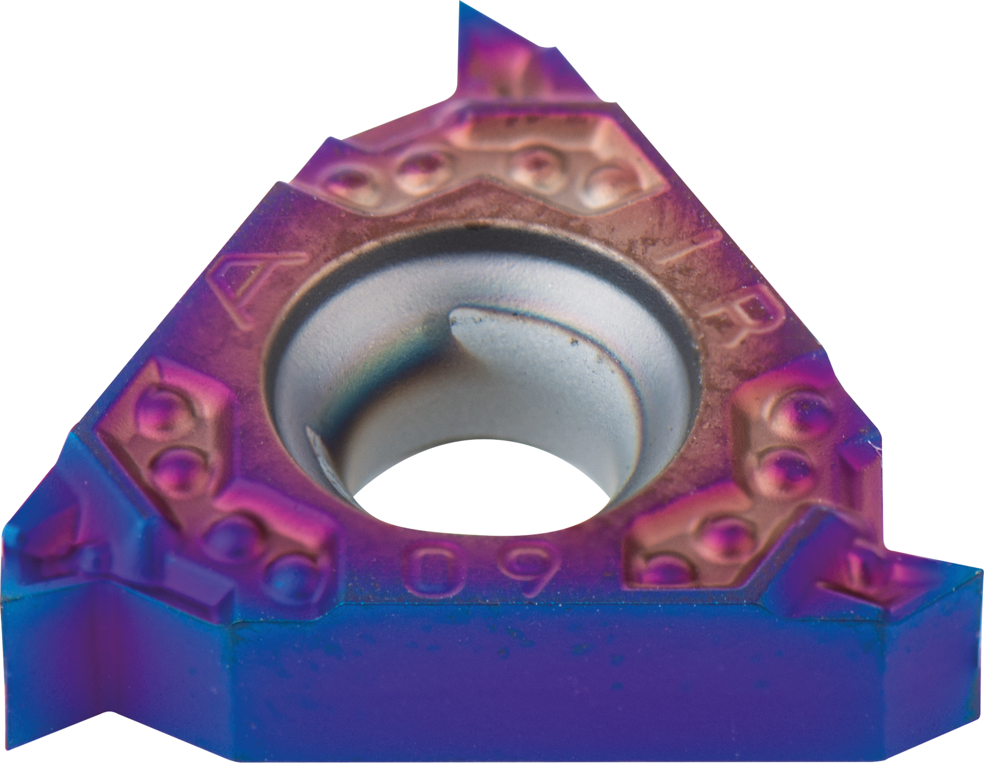 Gewindedrehplatte ECO M 60° Teilprofil TiAlN+ 16 IR G 60 1,75-3,0 DUB30