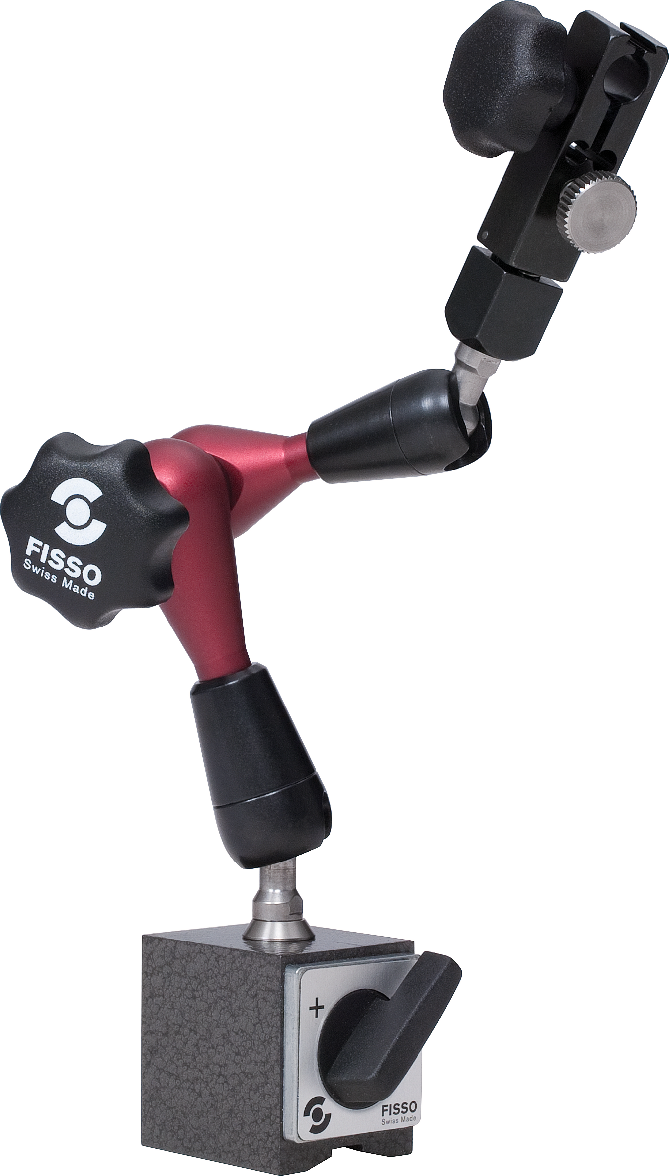 Magnetmessstativ mechanisch STRATO LINE AR 200mm M8 800N Magnetfuß 60x50x55mm Höhe 310mm