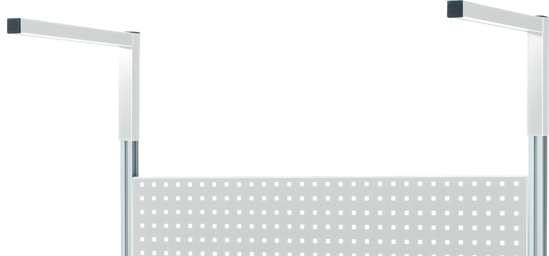 Auslegepaar RAL 7035 lichtgrau T550 x H330mm