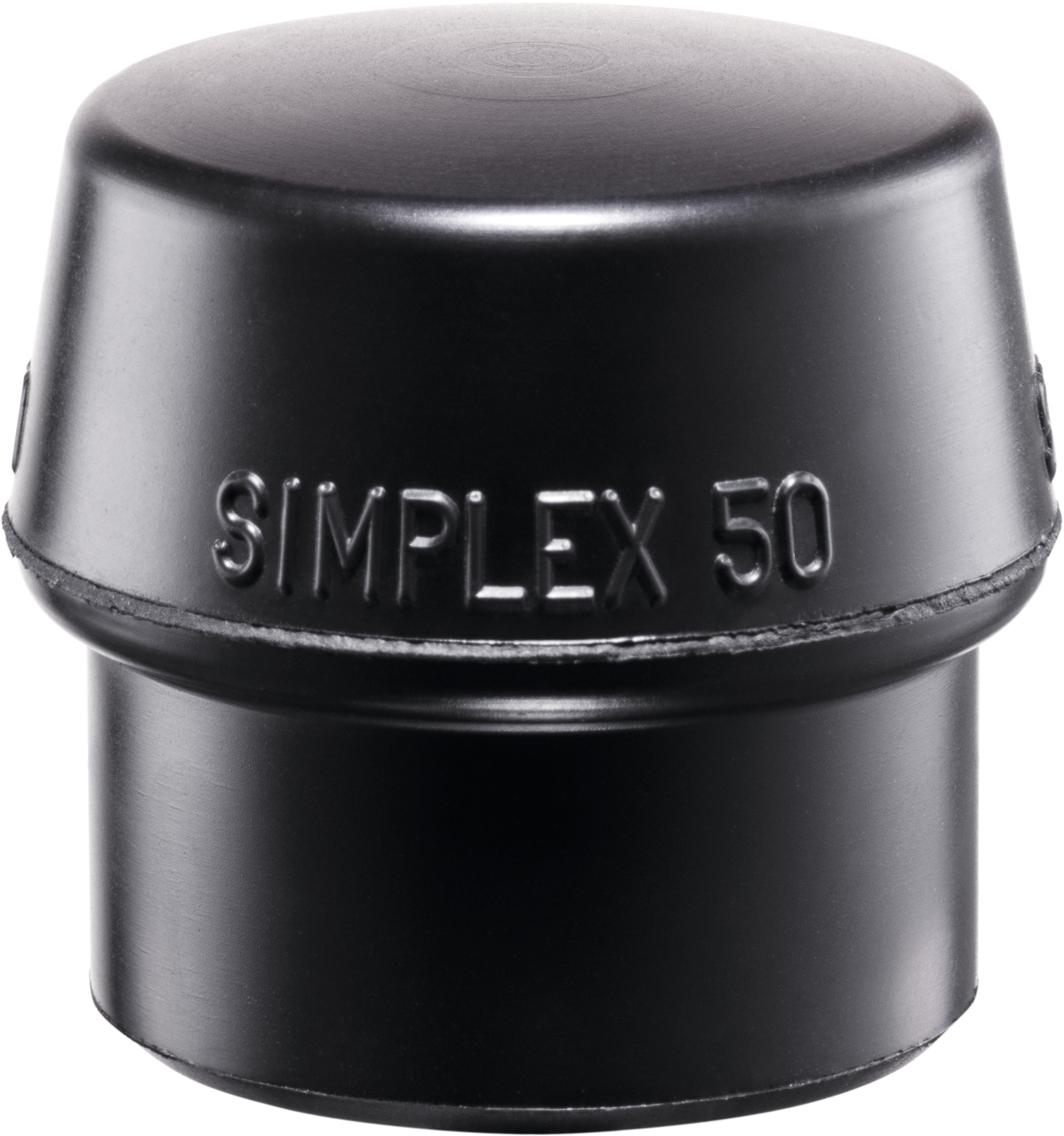 Ersatzschlagkopf Gummi schwarz (mittelhart) Gummikomposition für Simplex-Schonhammer D30mm
