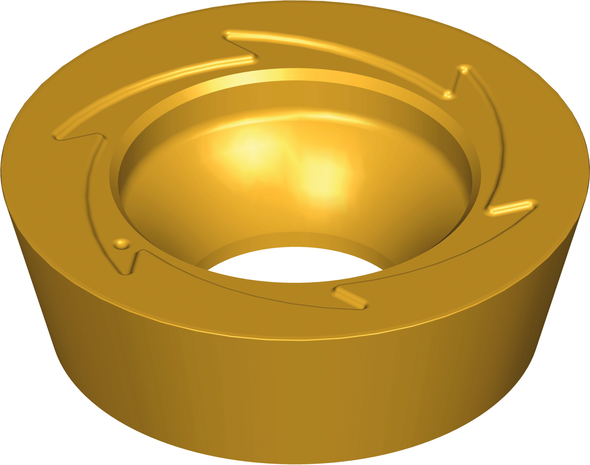 Wendeschneidplatte TiN RDHT 12T3 MOS MU FUB31