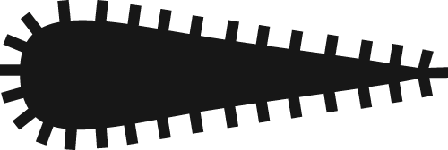 Messerfeile B26,9mm L250mm Hieb3