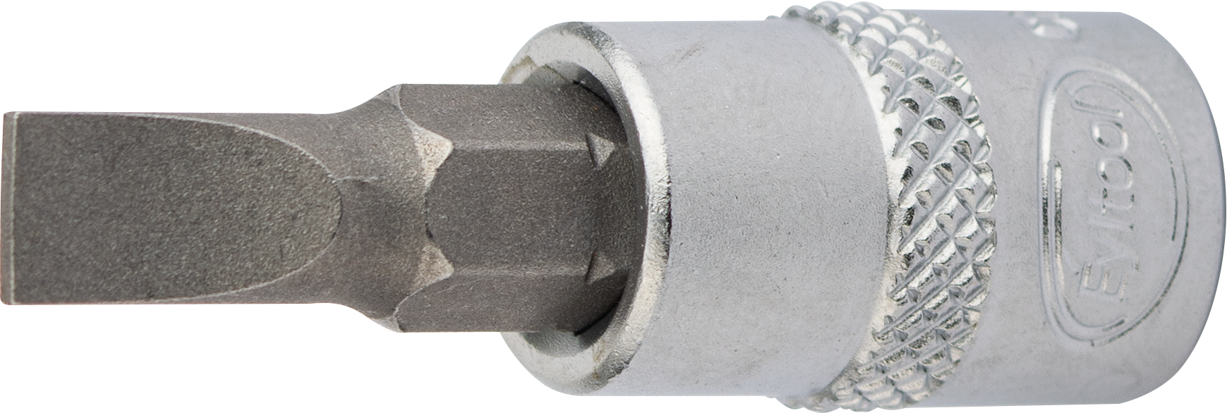 Bitstecknuss 1/4" Schlitz 4mm L37mm