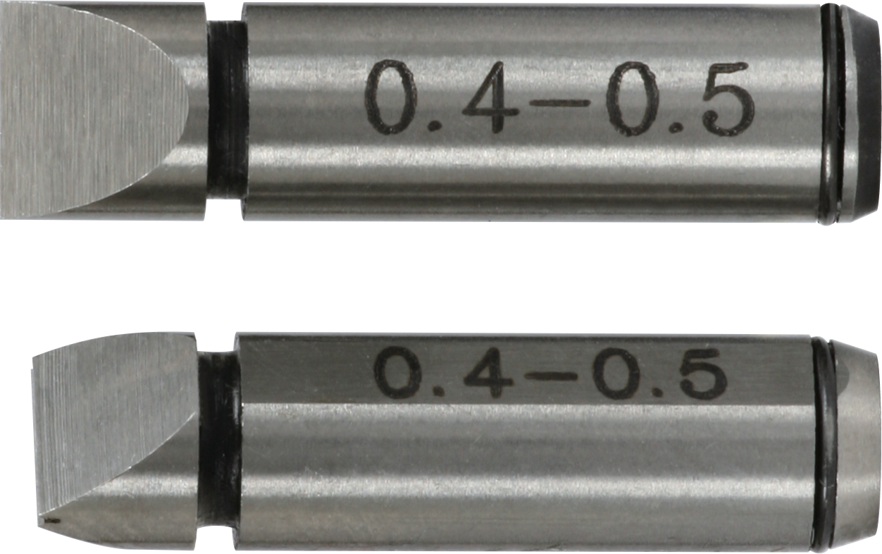 Gewindemesseinsatz Paar metrisches ISO-Gewinde 60° Steigung 5,5-7,0 S5,0mm