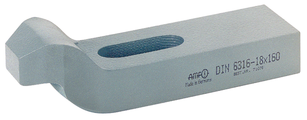 Spanneisen einfach gekröft M20/M22 DIN6316 B22mm L160mm