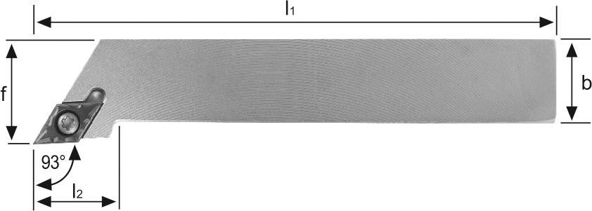 Klemmhalter SDJC 93° Außenbearbeitung für DC.. 07.. WSP SDJCL1212F07 links
