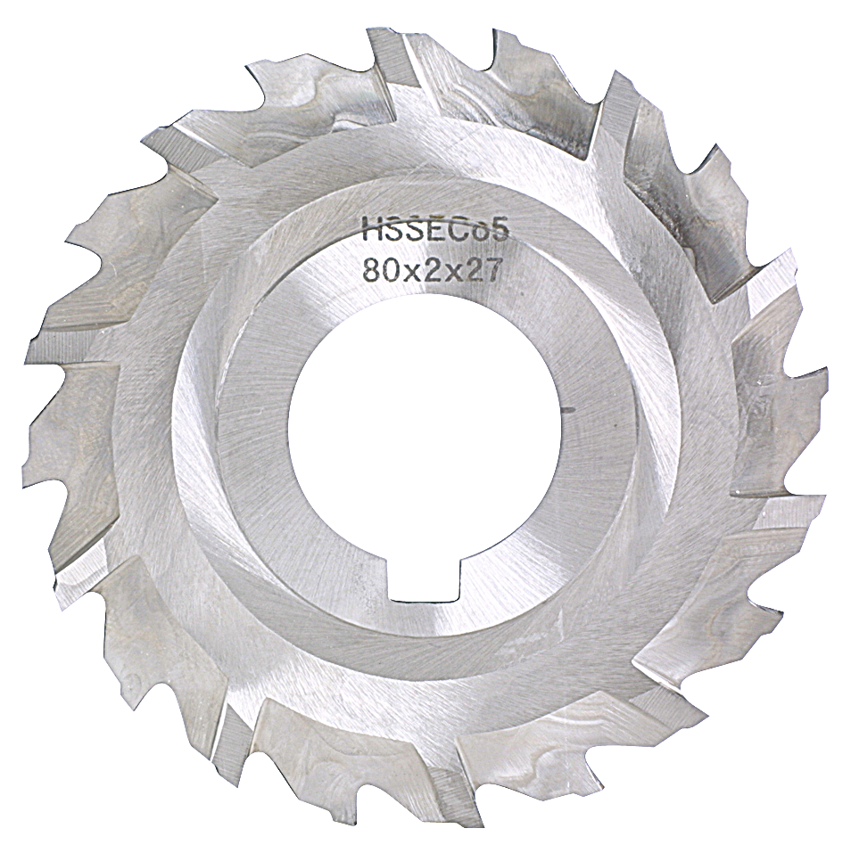 Scheibenfräser feinverzahnt HSSE schmal Typ N Z32 DIN1834-A 80x5x27mm