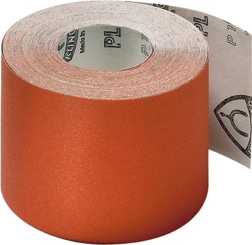 Schleifpapier "Fuchs" Rollen L50m B115mm orange K60