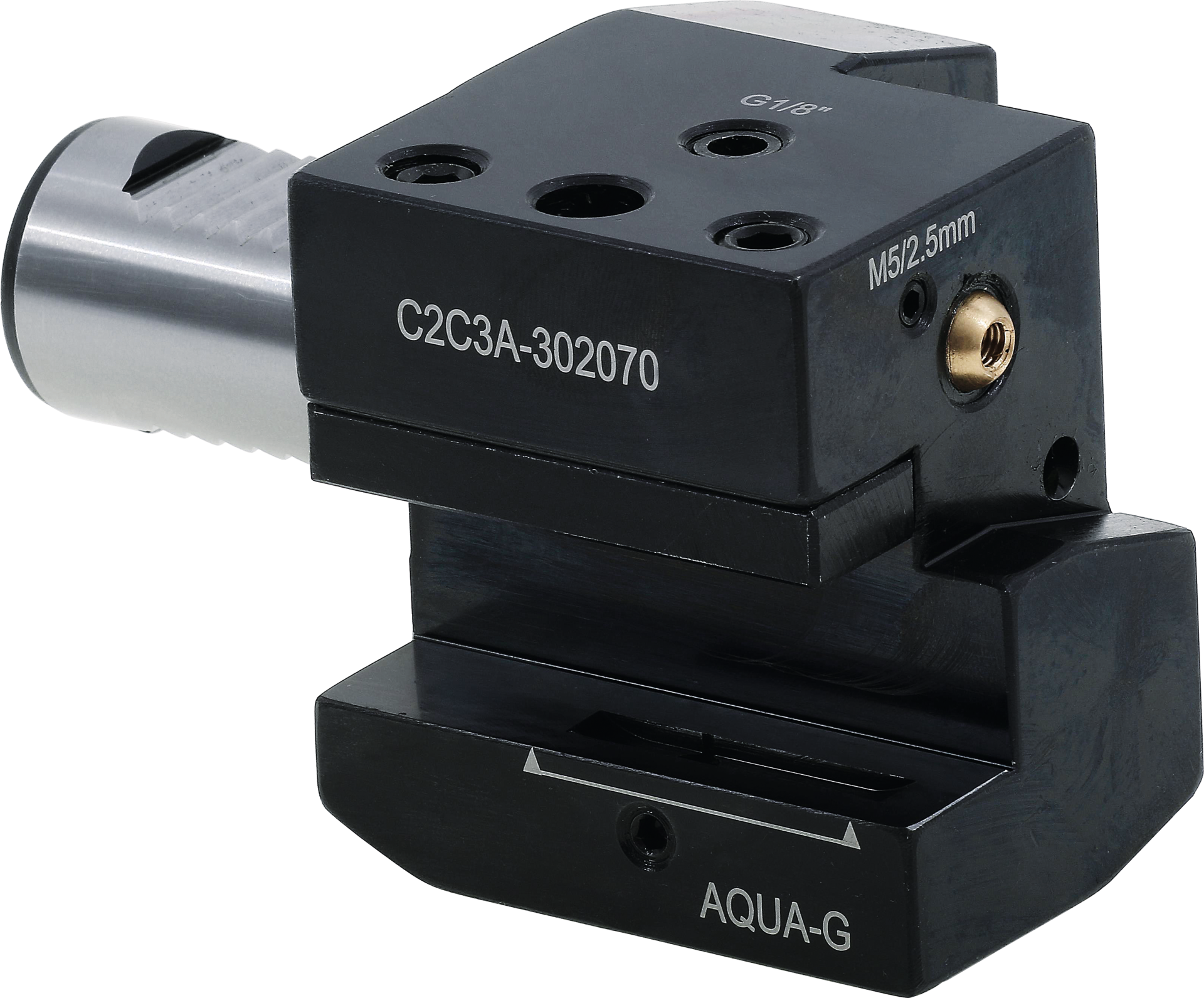 Werkzeughalter axial C2 links, Überkopf C3 rechts VDI40 DIN69880