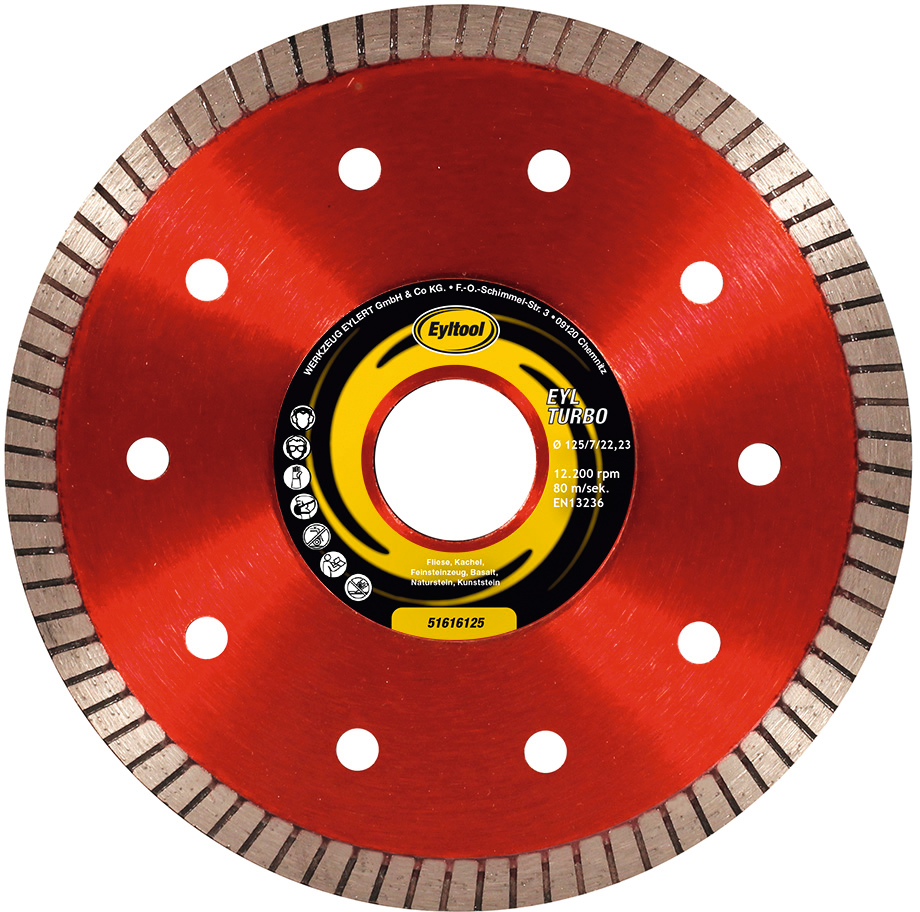 Trennscheibe Diamant EYLTURBO Bohrung 22,2mm D350mm