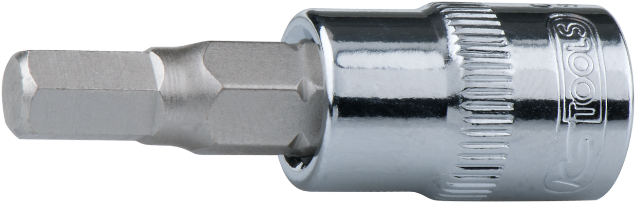 Bitstecknuss 3/8" Innensechskant Chrome L50mm SW4mm