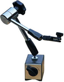 Magnetmessstativ mechanisch AR 320mm M8 600N Magnetfuß 73x50x55mm Höhe 390mm