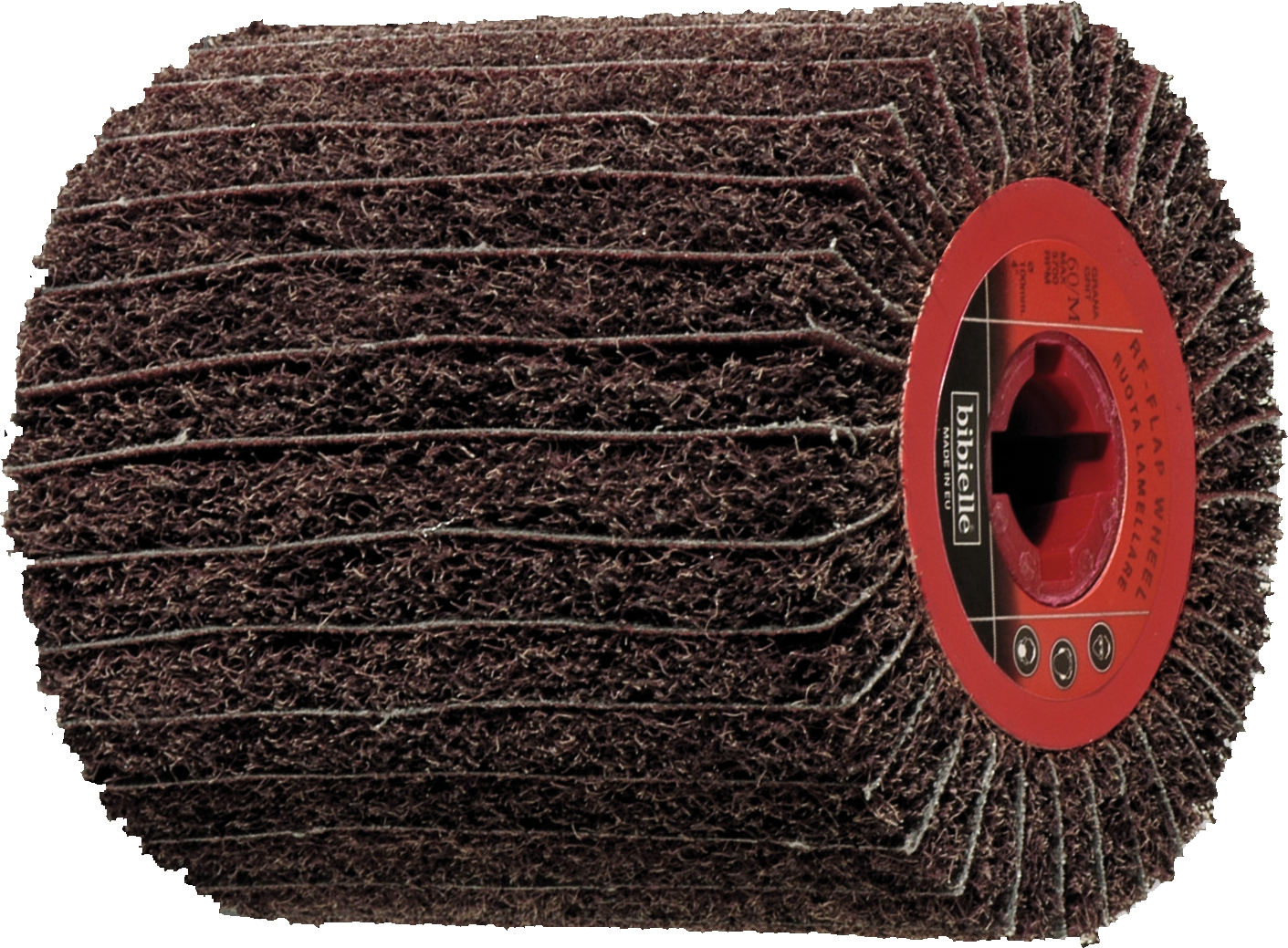 Schleifmoprad Kombi für Satiniermaschinen D100mm B50mm mittel rot K150