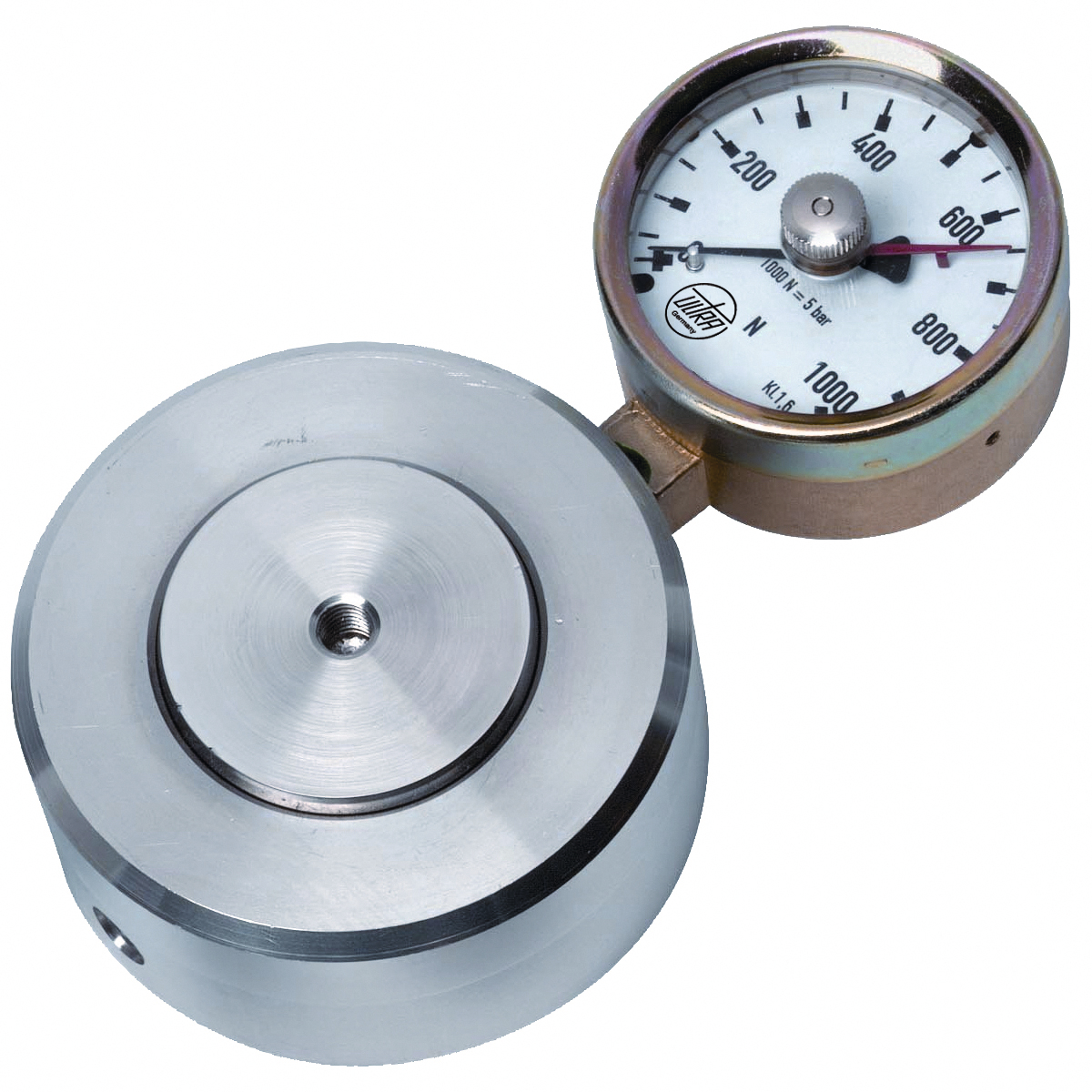 Kraftmessdose analog Abl. 1kN Genauigkeit +/-2% v. EW MB40kN