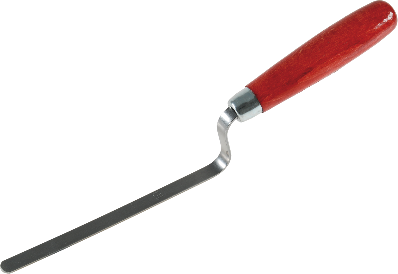 Fugenkelle mit Holzgriff Blatt und Angel aus Stahl B14mm