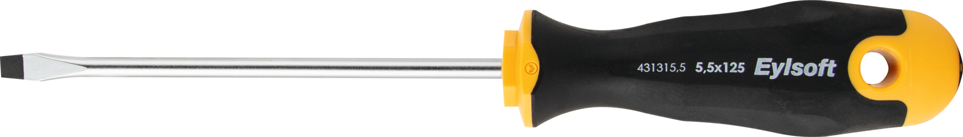 Schraubendreher Schlitz mit Mehrkomponentengriff Eylsoft L75mm GL160mm B2,5mm