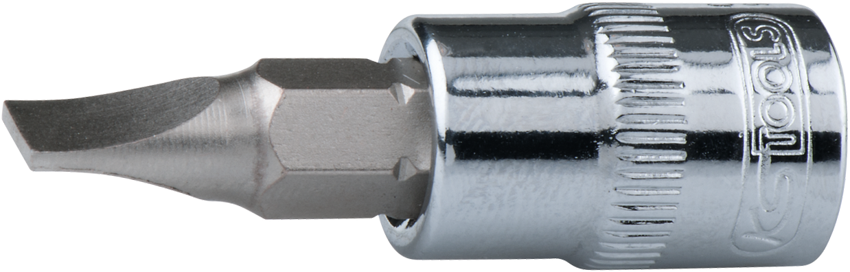 Bitstecknuss 3/8" Schlitz Chrome L50mm 5,5mm