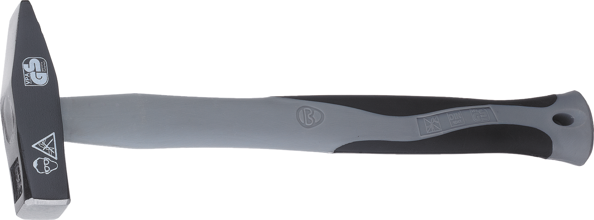 Schlosserhammer Fiberglasstiel VPA/GS-geprüft 500g