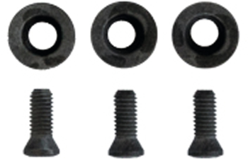 Wendeschneidplatten Set für Frässcheiben Woodcarver® mit Schrauben