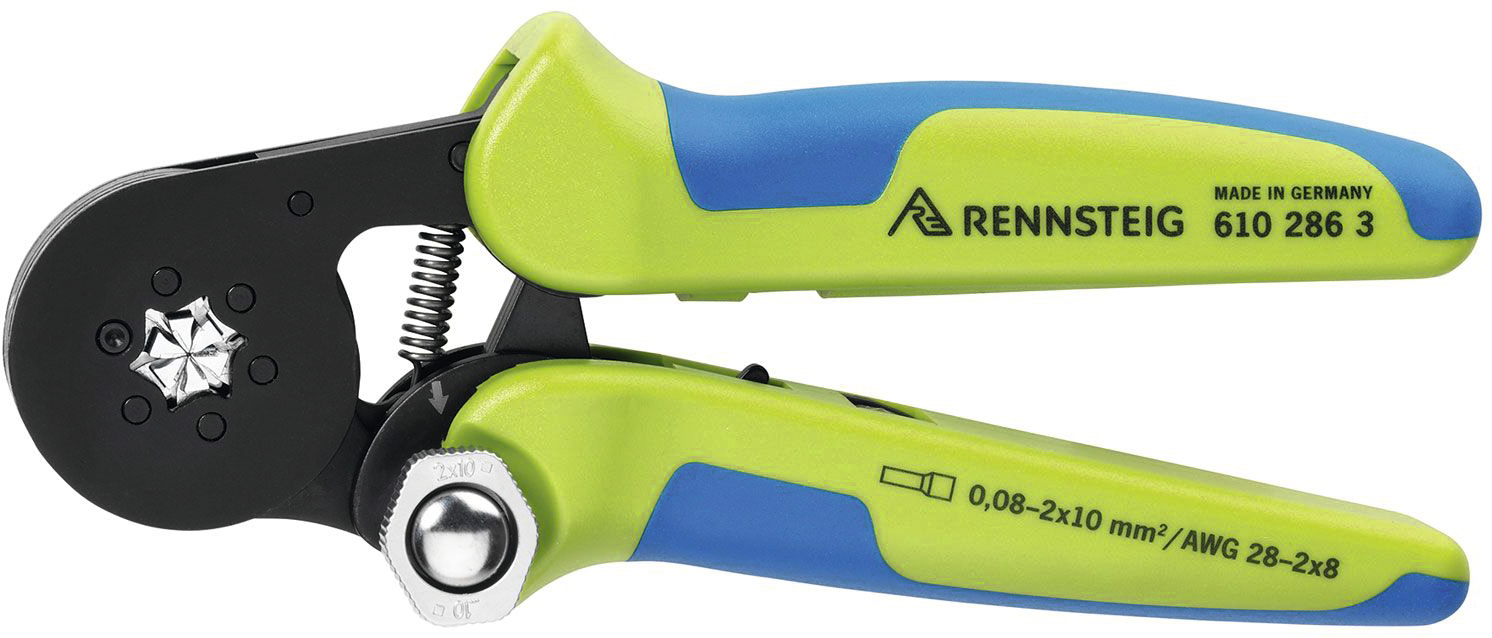 Crimpzange 0,08mm²-16mm² selbsteinstellend L180mm