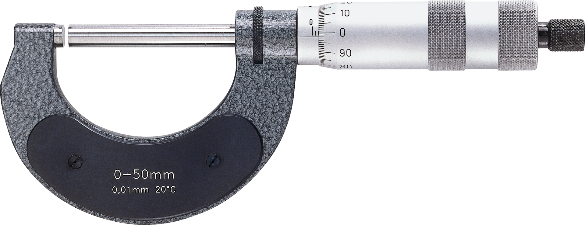 Bügelmessschraube Spindelverstellung 50mm Abl. 0,01mm MB350-400mm