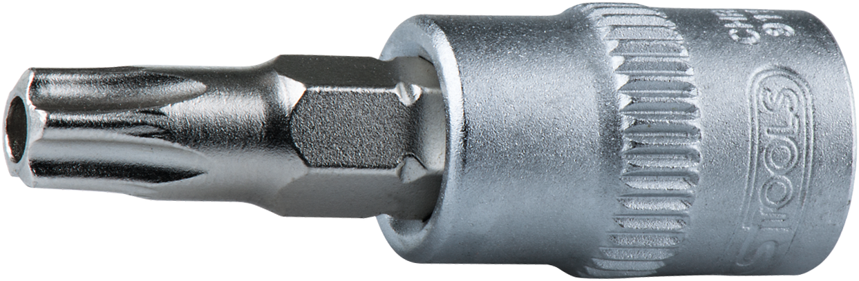 Bitstecknuss 3/8" TORX® mit Stirnlochbohrung Classic L50mm T25