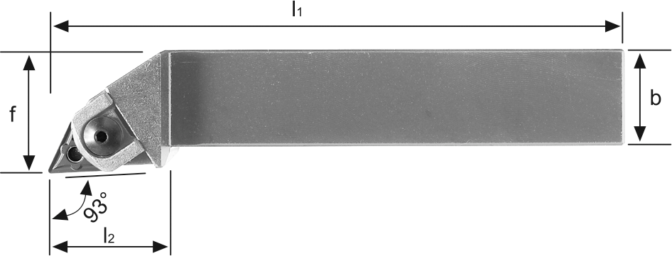 Klemmhalter MTJN 93° Außenbearbeitung für TN.. 16.. WSP MTJNL2525M16 links