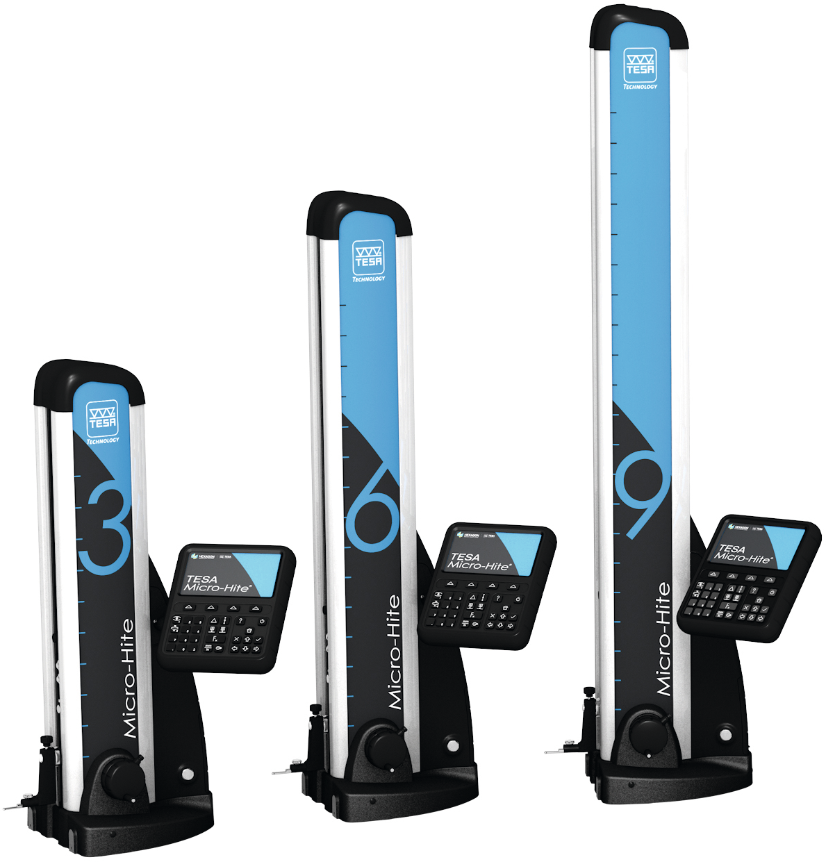 Höhenmessgerät elektronisch TESA manuell inkl. Panel mit SCS-Zert. Micro-HITE 600