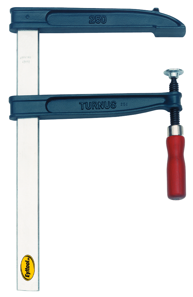 Schraubzwinge Tiefspannen Ausladung 300mm Schiene 45x12mm SW800mm