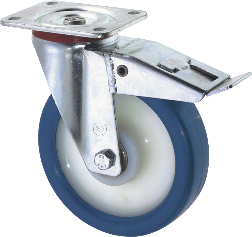 Apparaterolle Polyurethan mit Polyamidfelge Lenkrolle mit Stopp 700kg D250mm