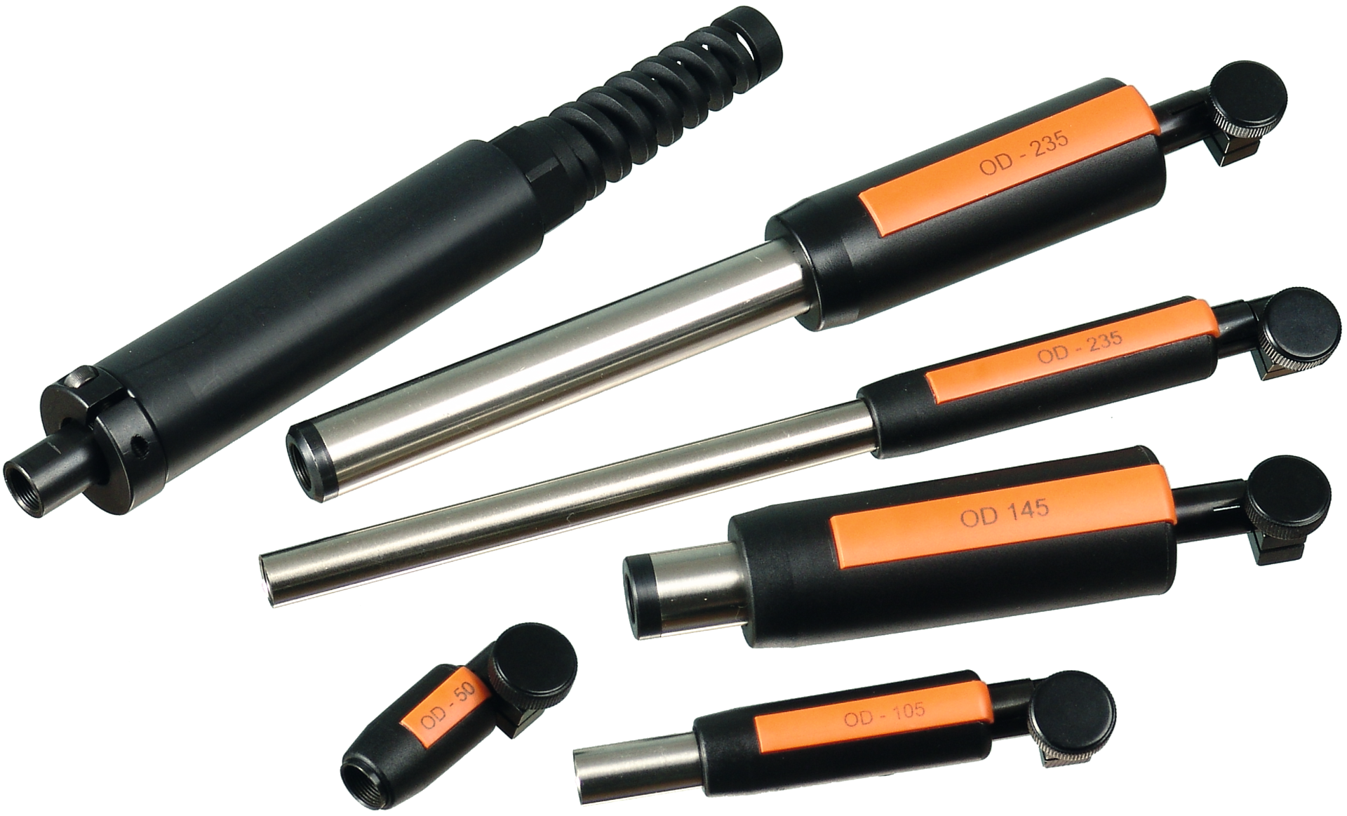 Gerätehalter OD verstärkt für Bohrungsmessdorne >60mm Rohrd.18mm GL235mm