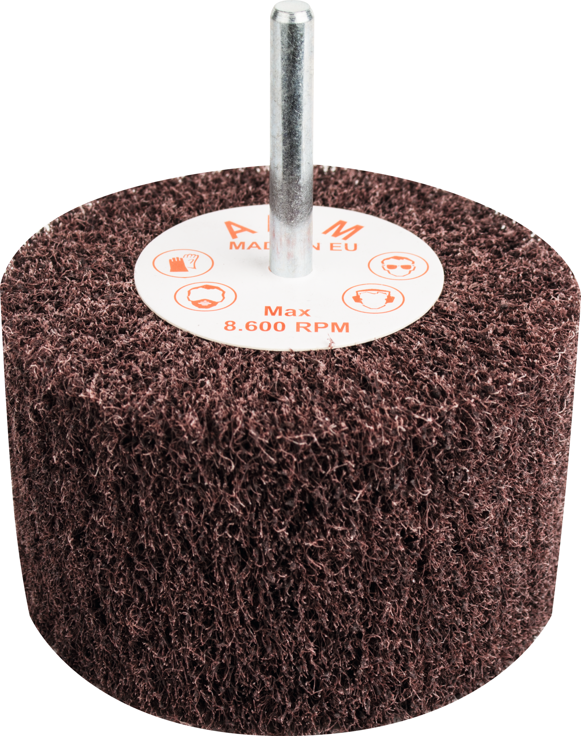 Schleifstift Vlies mit 6mm Schaft A/O D60mm H30mm fein