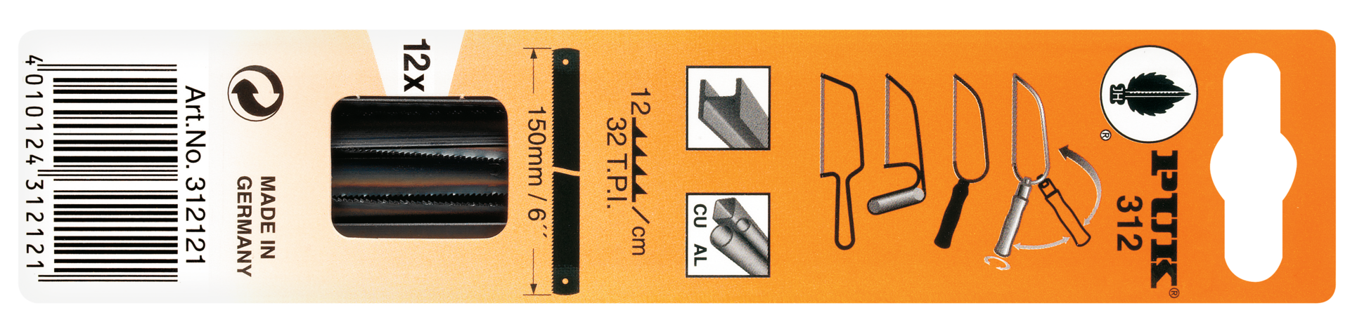 Handsägeblatt Pack 150mm Metall ZpZ32