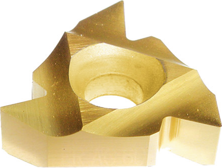 Gewindedrehplatte M 60° Teilprofil TiN 16 ER AG 60 0,5-3,0 DSB35