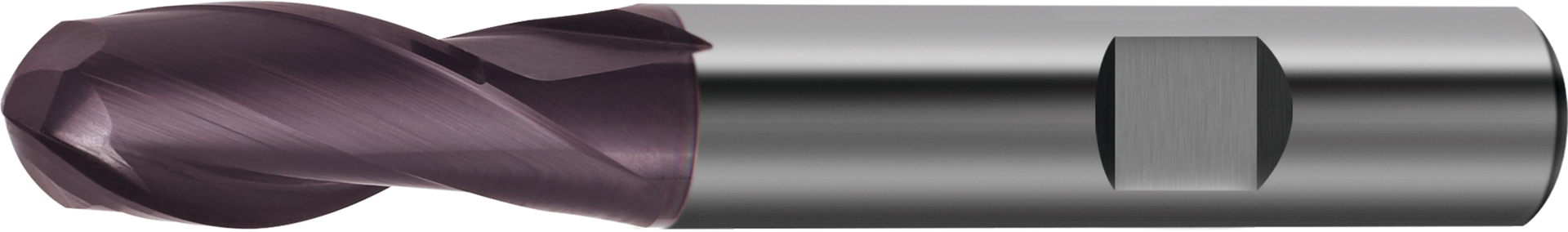 Vollradiuskopierfräser VHM Z2 Eyl+ Typ N DIN6527L/6535-HB lang R10mm D20mm