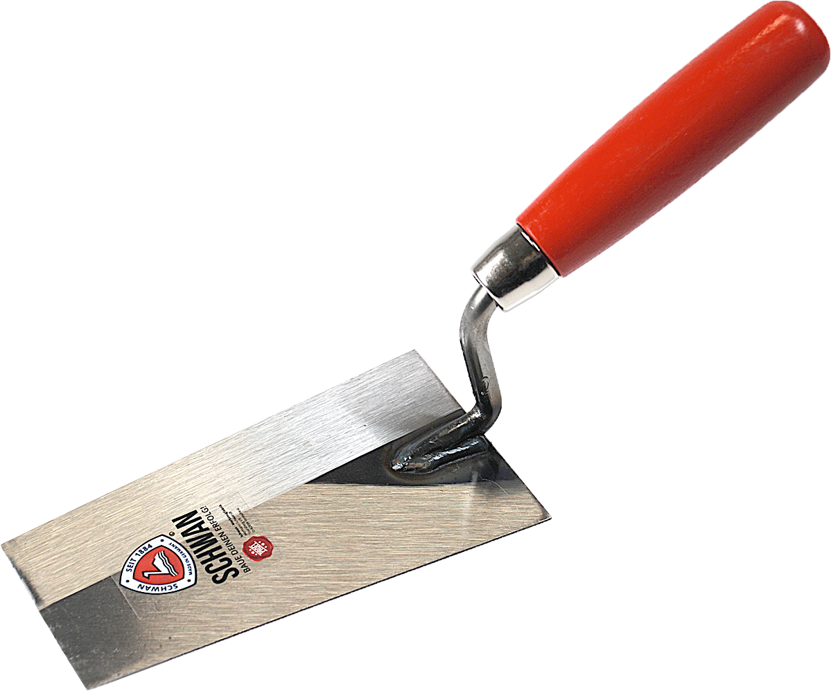 Putzkelle Berner Form mit Holzgriff L140mm