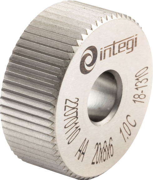 Rändelrad AA-Form HSSE Gr. 0,8mm 20x8x6mm DIN403 für Rändelprofil RAA