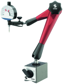 Magnetmessstativ mechanisch STRATO µ-LINE AR330mm M8 1000N Magnetfuß 75x50x55mm Höhe 444mm