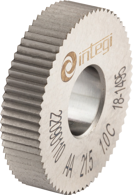 Rändelrad AA-Form HSSE Gr. 1mm 21,5x5x8mm DIN403 für Rändelprofil RBR/RBL/RGE30°