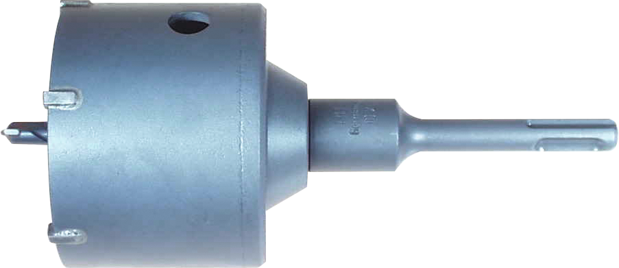 Schlagbohrkrone HM SDS-Plus für Verteilerdosen D82mm