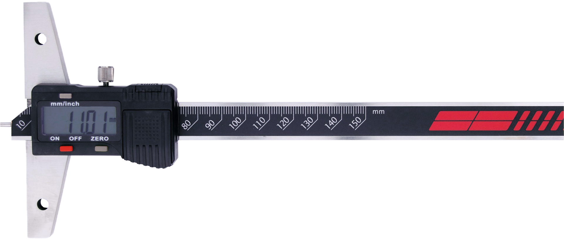 Tiefenmessschieber Digital mit MessspitzeAbl. 0,01mm DIN862C MB150mm