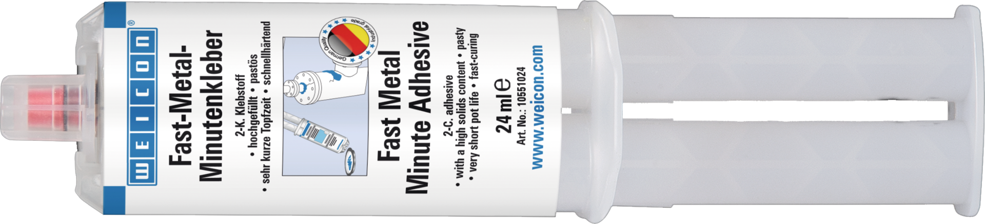 2K Epoxyd-Minutenkleber-Set Fast-Metal