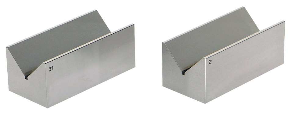 Prismenpaar Spezialstahl Wellend.5-55mm Parallelitätstol. 0,004mm 100x47x40mm