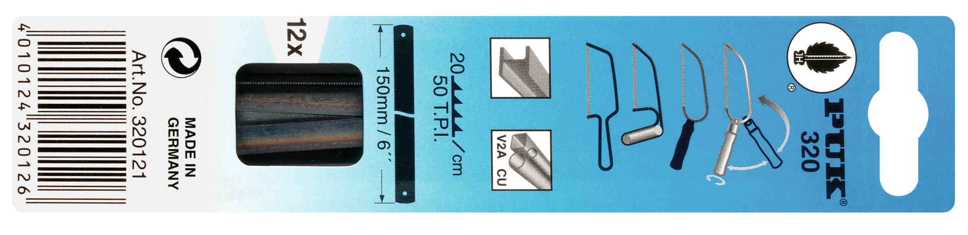 Handsägeblatt Pack 150mm Metall fein ZpZ50