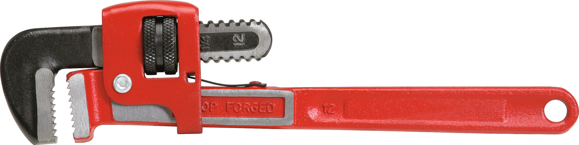 Einhandrohrzange schwere Ausführung amerikan. Modell geschmiedet L350mm für Rohre bis 1,5"