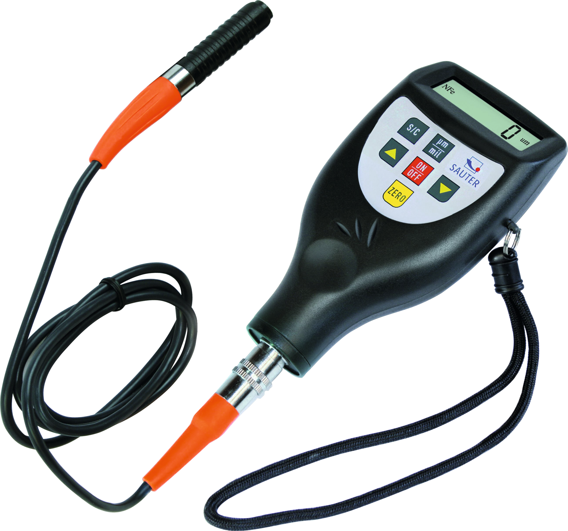 Schichtdickenmessgerät Digital mit externer Sonde MB100/1250µm Abl. 0,1/1,0µm Typ F